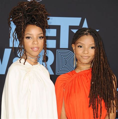 chloe bailey dreads|chloe and halle bailey hair.